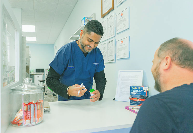 Modern medical facility